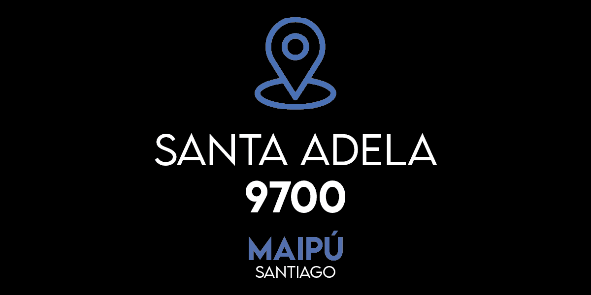 Dirección - Santa Adela 9700, Maipú, Santiago de Chile